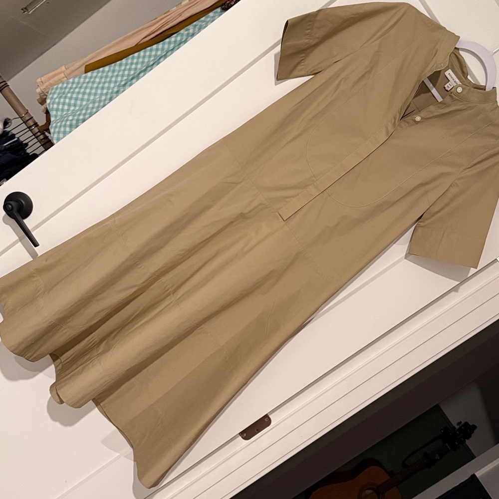 Banana Republic Khaki Midi Dress - Picture 6 of 7